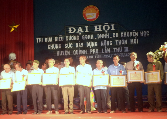 Thái Bình: Quỳnh Phụ tổ chức đại hội thi đua khuyến học lần thứ 3
