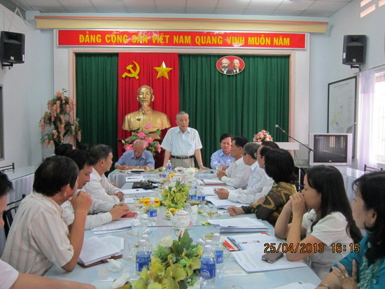 Chủ tịch Nguyễn Mạnh Cầm thăm và làm việc với các Tỉnh Thành phố phía Nam (23-27/4/2013)