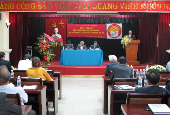 Thái Bình: Hội thảo 'Nâng cao chất lượng phong trào gia đình hiếu học, dòng học hiếu học, khu dân cư khuyến học, chung sức xây dựng nông thôn mới'