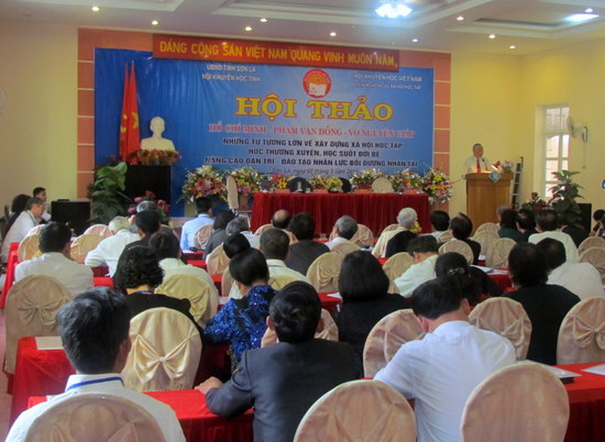 Hội thảo khoa học: Hồ Chí Minh-Phạm Văn Đồng-Võ Nguyên Giáp những tư tưởng lớn về xây dựng xã hội học tập