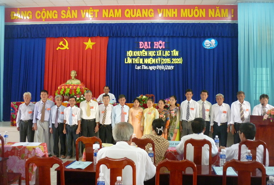 Long An: Hội Khuyến học xã Lạc Tấn tổ chức Đại hội điểm