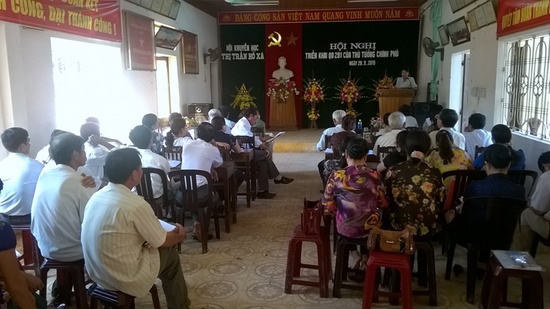 Quảng Trị: Thị trấn Hồ Xá triển khai đề án 281 về đẩy mạnh phong trào học tập suốt đời trong gia đình, dòng họ, cộng đồng đến năm 2020