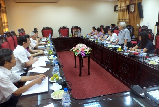 Đoàn công tác Ban chỉ đạo đề án 281 Trung ương và Văn phòng Unesco Việt Nam làm việc tại Thái Bình