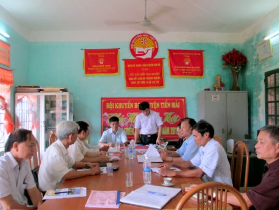 Thái Bình: HKH và Sở GD&ĐT kiểm tra việc triển khai đề án 281 của Chính phủ và thông tư 44 của Bộ GD&ĐT