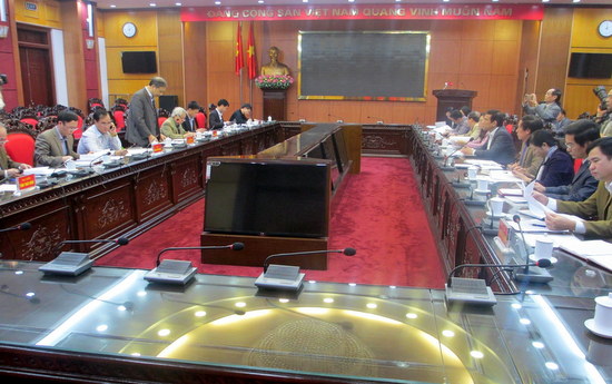 Đoàn công tác của Ban Tuyên giáo Trung ương khảo sát tình hình thực hiện chỉ thị 11 của Bộ Chính trị tại tỉnh Thái Bình