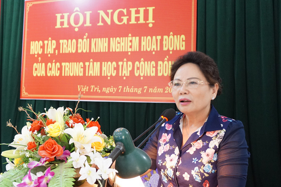 Phú Thọ: Trao đổi kinh nghiệm hoạt động của các Trung tâm học tập cộng đồng tại thành phố Việt Trì