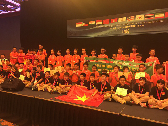  Học sinh Việt Nam đoạt 8 Huy chương vàng tại cuộc thi Toán quốc tế IMC