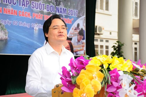 Bộ trưởng Phùng Xuân Nhạ phát động Tuần lễ hưởng ứng học tập suốt đời
