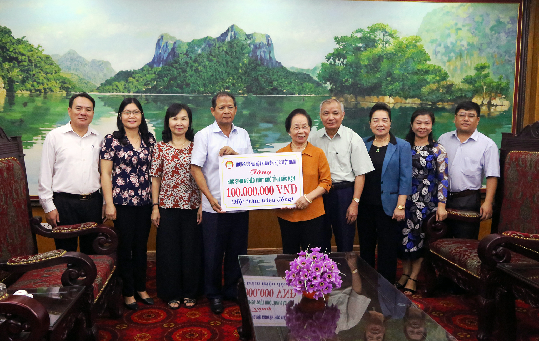 Bắc Kạn: Chủ tịch Trung ương Hội Khuyến học Việt Nam làm việc tại tỉnh Bắc Kạn