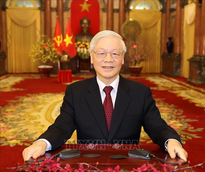 Tổng Bí thư, Chủ tịch nước Nguyễn Phú Trọng chúc Tết cổ truyền Canh Tý 2020