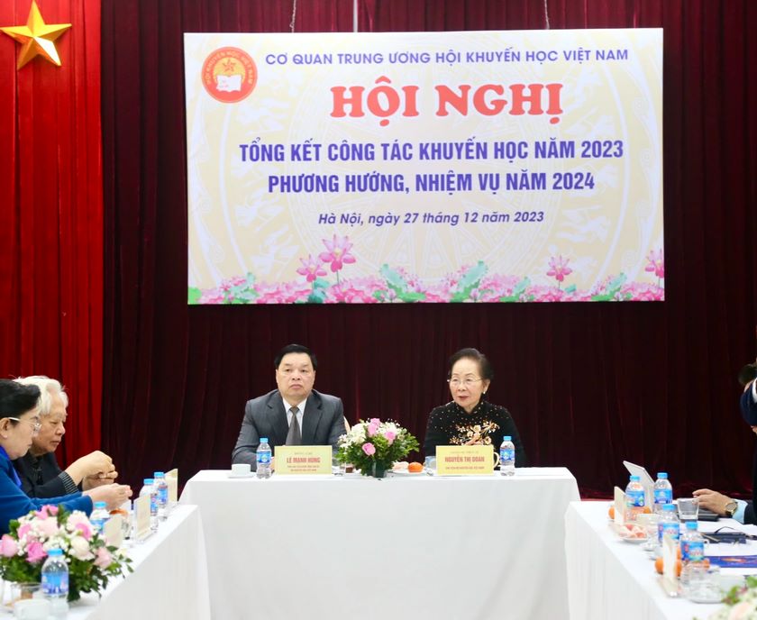 GS.TS Nguyễn Thị Doan: Năm 2023, Hội Khuyến học Việt Nam đã đạt được kết quả toàn diện về khuyến học - khuyến tài