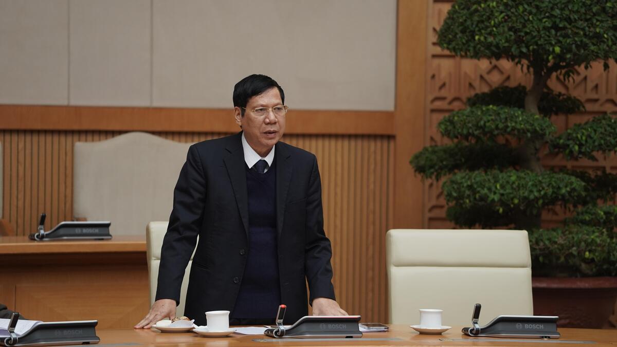 Phó Thủ tướng Lê Thành Long làm việc với Ban Thường vụ Hội Khuyến học Việt Nam