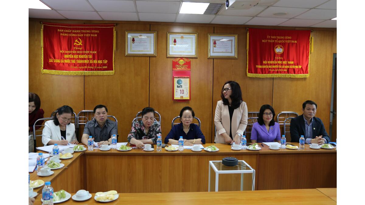 Hội Khuyến học Việt Nam phối hợp với Trường Đại học Mở Hà Nội ra mắt phòng họp trực tuyến