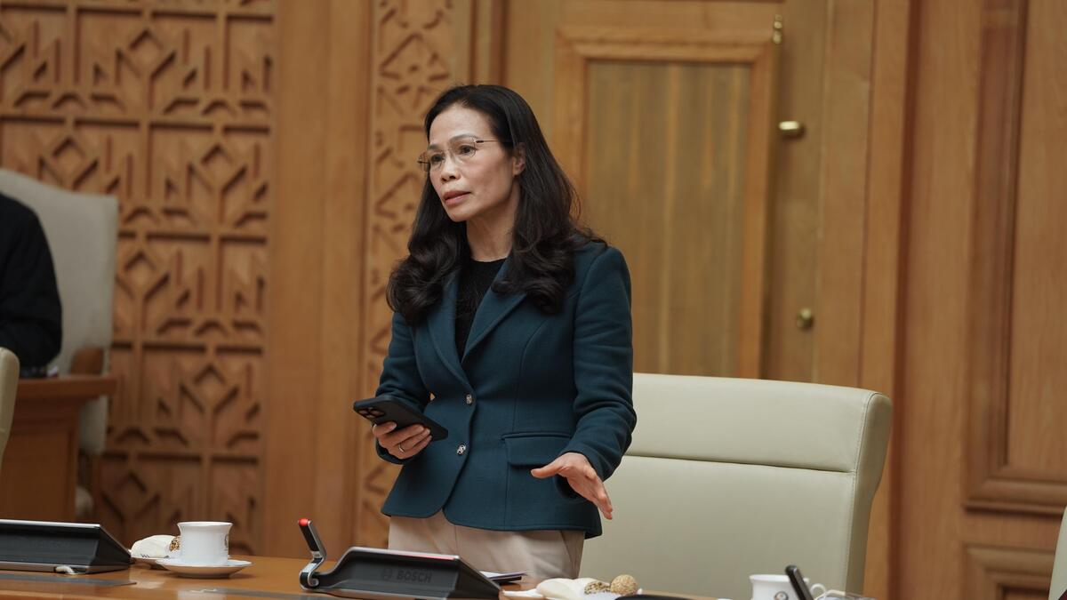 Phó Thủ tướng Lê Thành Long làm việc với Ban Thường vụ Hội Khuyến học Việt Nam