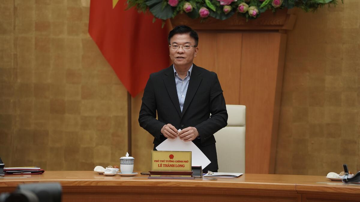 Phó Thủ tướng Lê Thành Long làm việc với Ban Thường vụ Hội Khuyến học Việt Nam