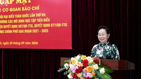Hội Khuyến học Việt Nam gặp mặt báo chí: Tiếp tục khẳng định vai trò của truyền thông khuyến học