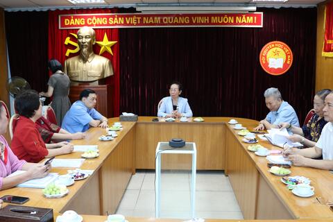 Lãnh đạo Hội Khuyến học Việt Nam làm việc với Hội Khuyến học tỉnh Phú Thọ