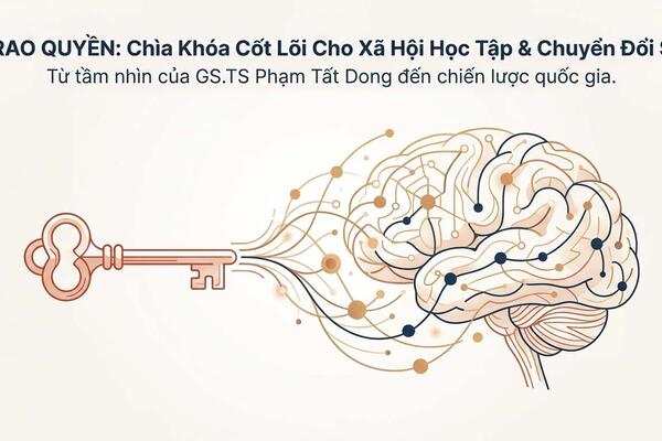 Trao quyền: Vấn đề cốt lõi trong xã hội học tập chuyển đổi số