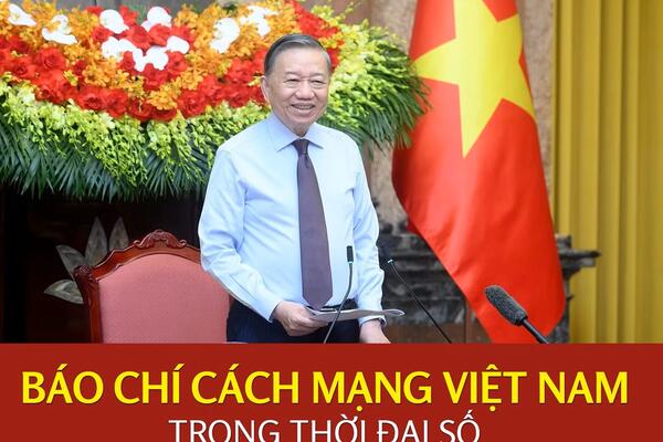 Tổng Bí thư, Chủ tịch nước Tô Lâm "Báo chí Cách mạng Việt Nam trong thời đại số"