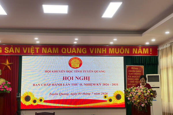 Hội Khuyến học tỉnh Tuyên Quang tổ chức Hội nghị Ban Chấp hành lần thứ hai, khóa I, nhiệm kỳ 2026 – 2031