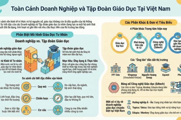 Doanh nghiệp giáo dục và tập đoàn giáo dục