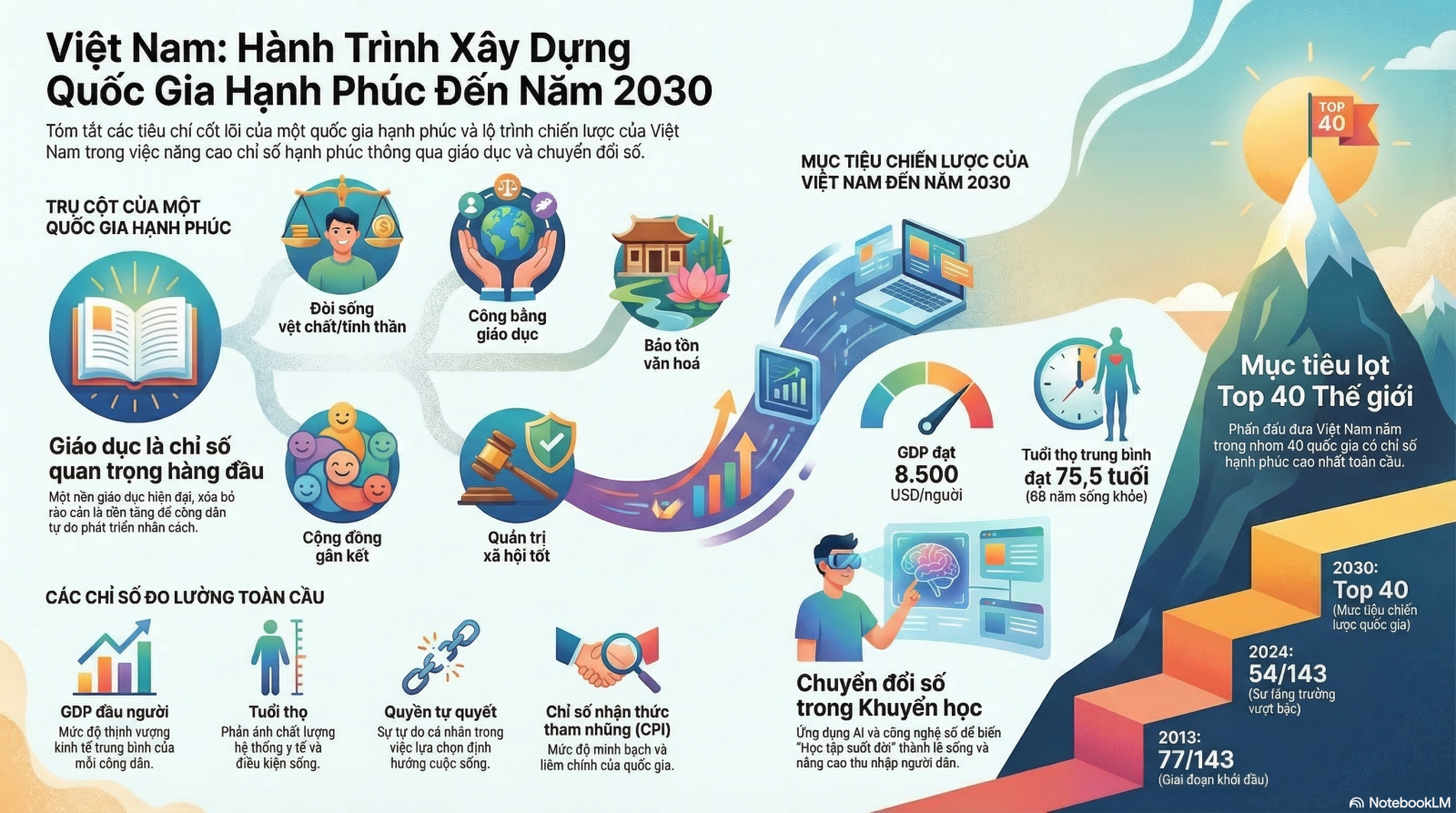 Hội Khuyến học Việt Nam góp phần xây dựng một quốc gia hạnh phúc