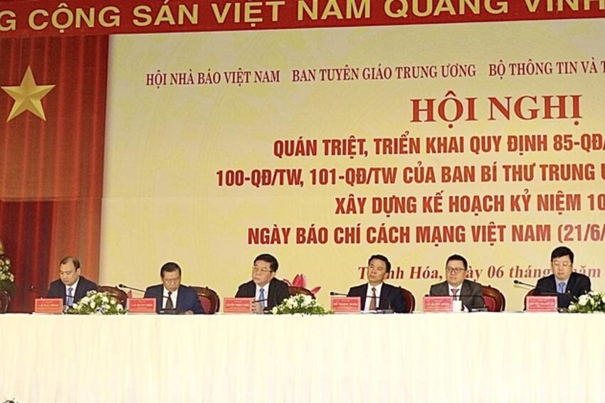 Hội nghị quán triệt, triển khai các quy định của Ban Bí thư về báo chí, xuất bản