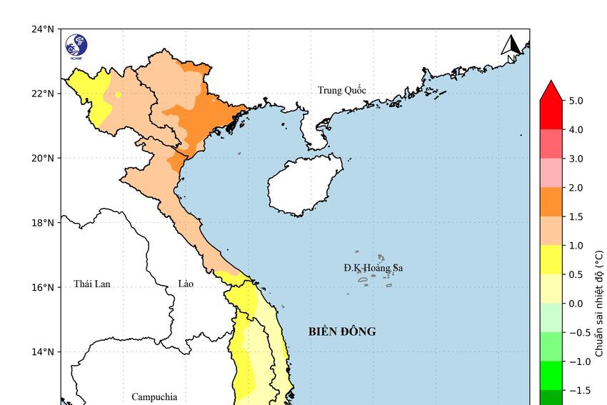 Bản tin dự báo khí hậu thời hạn tháng trên phạm vi toàn quốc (từ 21/3 - 20/4/2026)