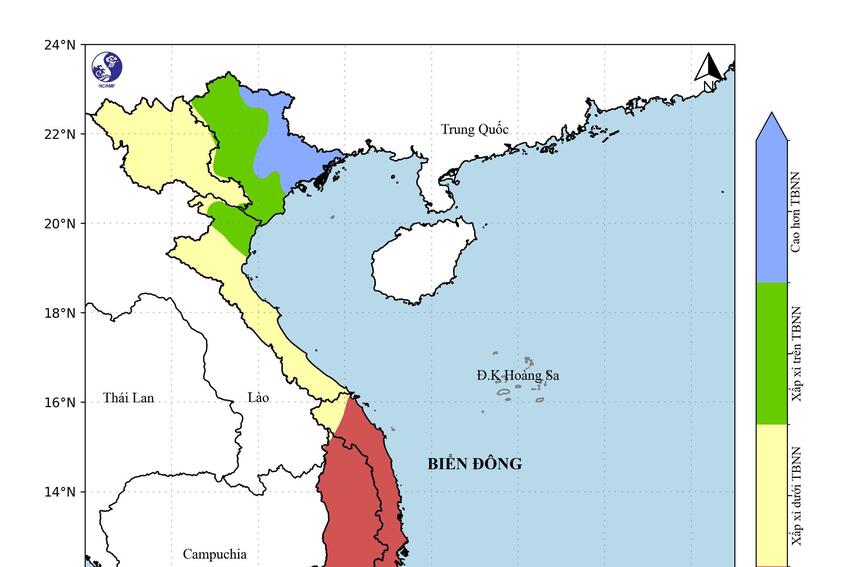 Bản tin dự báo khí hậu thời hạn tháng trên phạm vi toàn quốc (từ 21/4-20/5/2026)