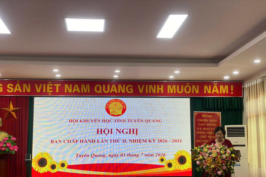 Hội Khuyến học tỉnh Tuyên Quang tổ chức Hội nghị Ban Chấp hành lần thứ hai, khóa I, nhiệm kỳ 2026 – 2031