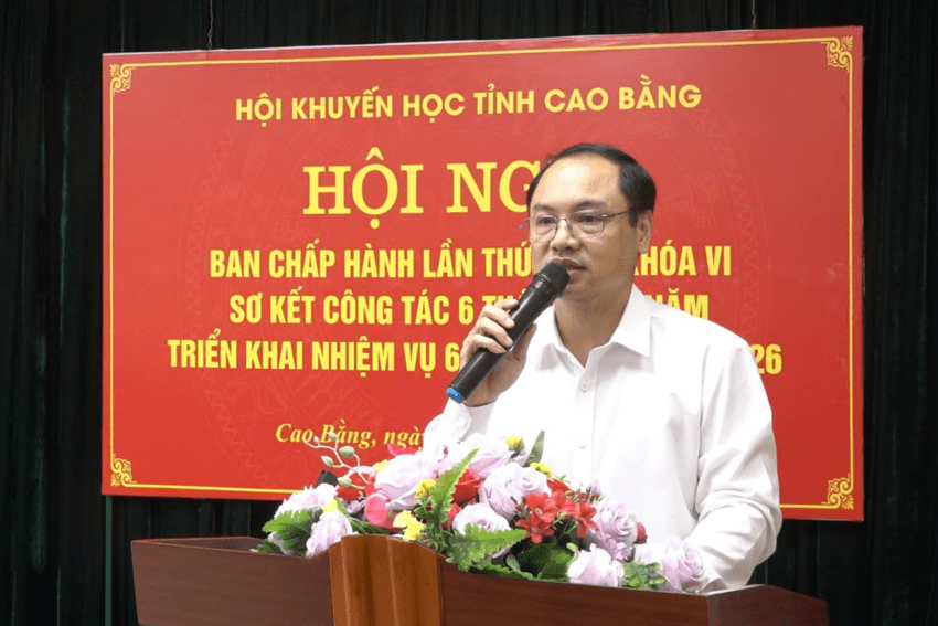 Cao Bằng: Hội Khuyến học tỉnh tổ chức Hội nghị Ban Chấp hành lần thứ 5, khóa VI