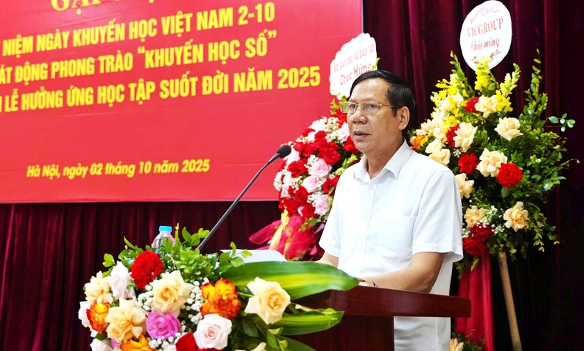 Khuyến học số cần bắt đầu từ cơ sở, từ cách làm gương của khuyến học địa phương - Ảnh 3.