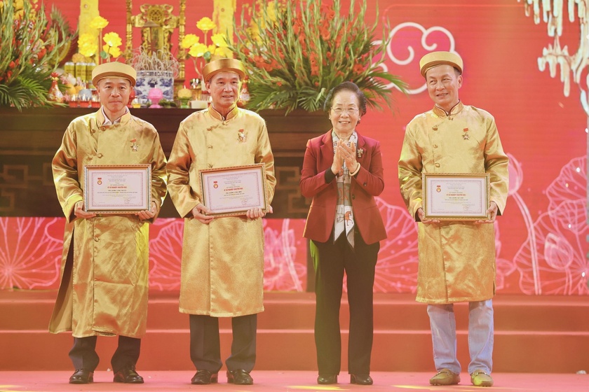 Giáo sư, Tiến sĩ Nguyễn Thị Doan: Họ Dương Việt Nam phát huy truyền thống, tiếp tục thúc đẩy khuyến học, khuyến tài - Ảnh 4.