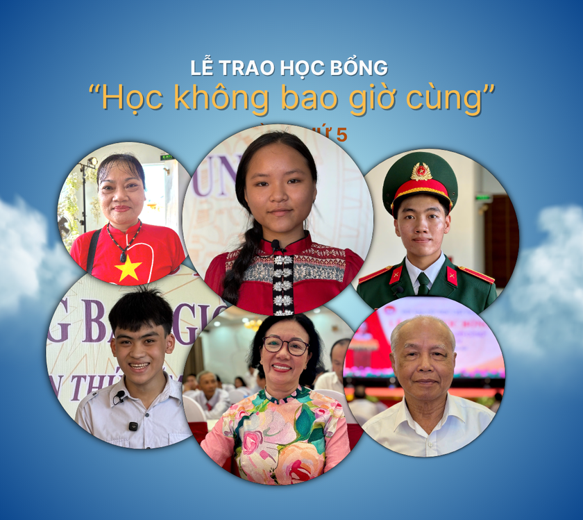 Những tấm gương truyền cảm hứng từ Lễ trao học bổng “Học không bao giờ cùng” lần thứ 5- Ảnh 1.