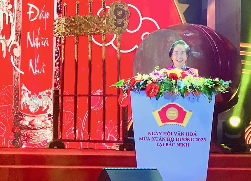 Giáo sư, Tiến sĩ Nguyễn Thị Doan: Họ Dương Việt Nam phát huy truyền thống, tiếp tục thúc đẩy khuyến học, khuyến tài - Ảnh 1.