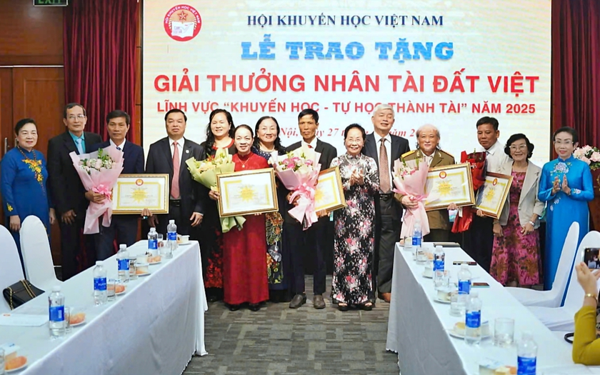 Tôn vinh chủ nhân Giải thưởng Nhân tài Đất Việt 2025 lĩnh vực 