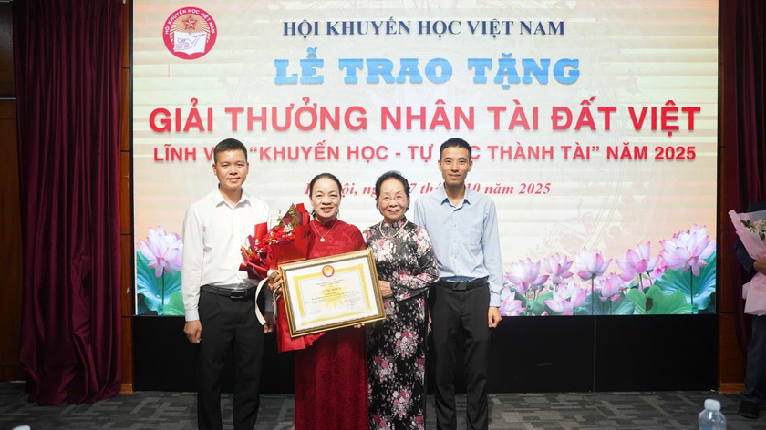 Tôn vinh chủ nhân Giải thưởng Nhân tài Đất Việt 2025 lĩnh vực 