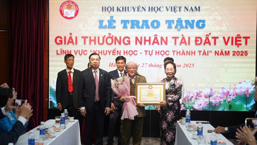 Tôn vinh chủ nhân Giải thưởng Nhân tài Đất Việt 2025 lĩnh vực 