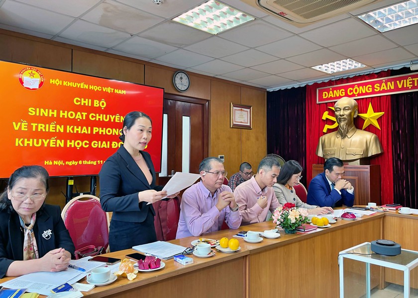 Chi bộ Hội Khuyến học Việt Nam ra chương trình hành động thực hiện khuyến học số  - Ảnh 7.