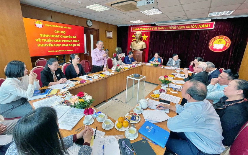 Chi bộ Hội Khuyến học Việt Nam ra chương trình hành động thực hiện khuyến học số  - Ảnh 6.