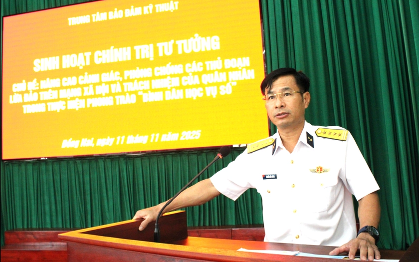 Hội nghị chuyên đề về trách nhiệm của quân nhân trong thực hiện phong trào Bình dân học vụ số - Ảnh 1.