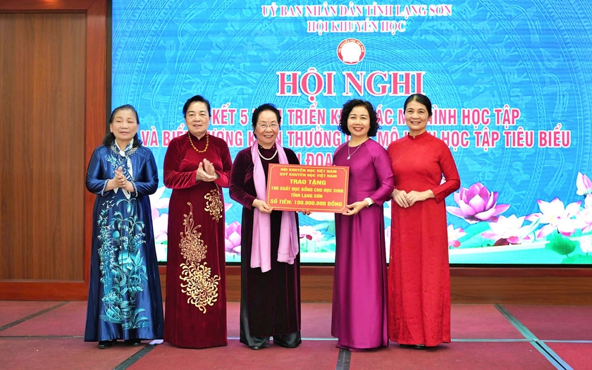 Hội Khuyến học tỉnh Lạng Sơn phát huy vai trò nòng cốt xây dựng xã hội học tập suốt đời - Ảnh 3.