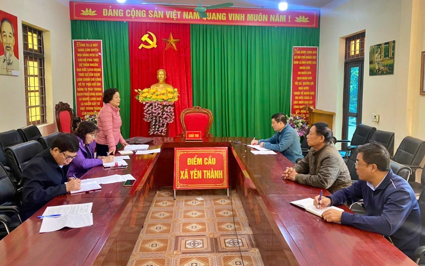 Hội Khuyến học Tuyên Quang kiểm tra tiến độ hợp nhất Hội Khuyến học cấp xã - Ảnh 1.