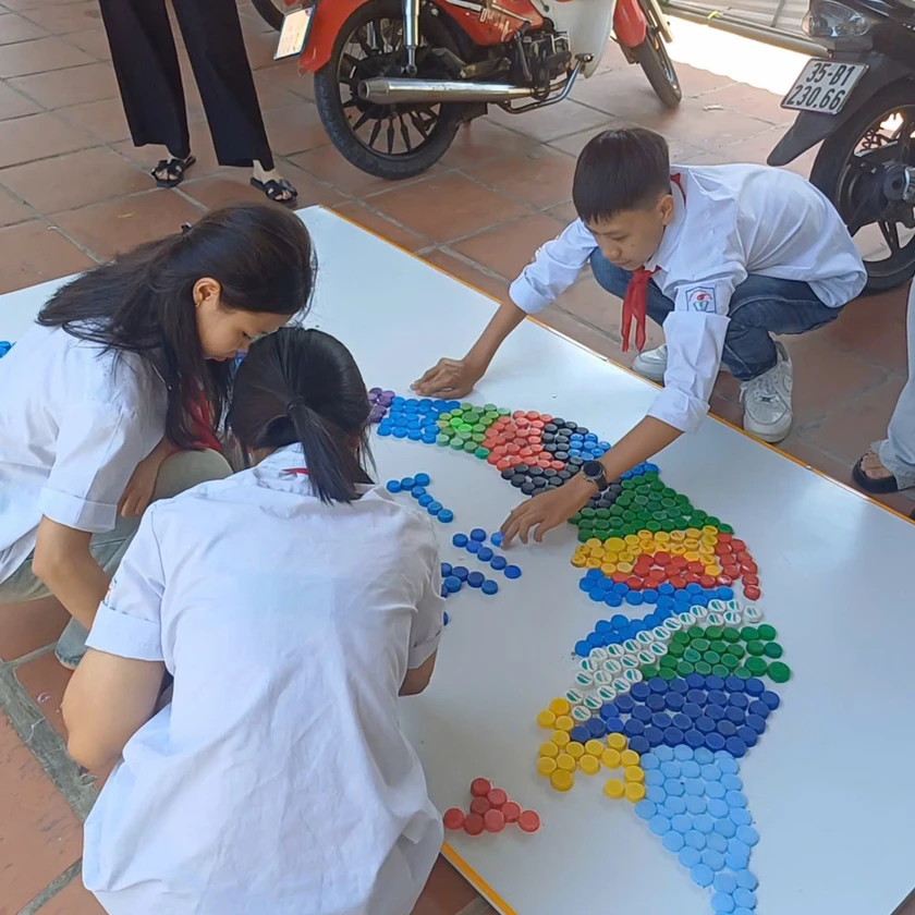 Quảng Ninh: Học sinh Cô Tô chung tay xây dựng Đặc khu xanh-sạch-bền vững - Ảnh 3.