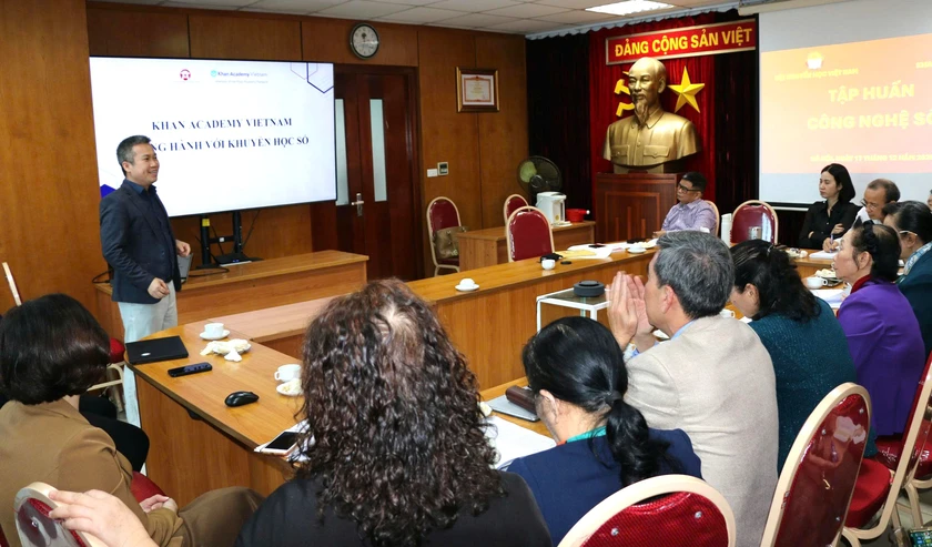 Trung ương Hội khuyến học Việt Nam mở lớp tập huấn AI trong giáo dục và lớp học mở khuyến học số - Ảnh 3.