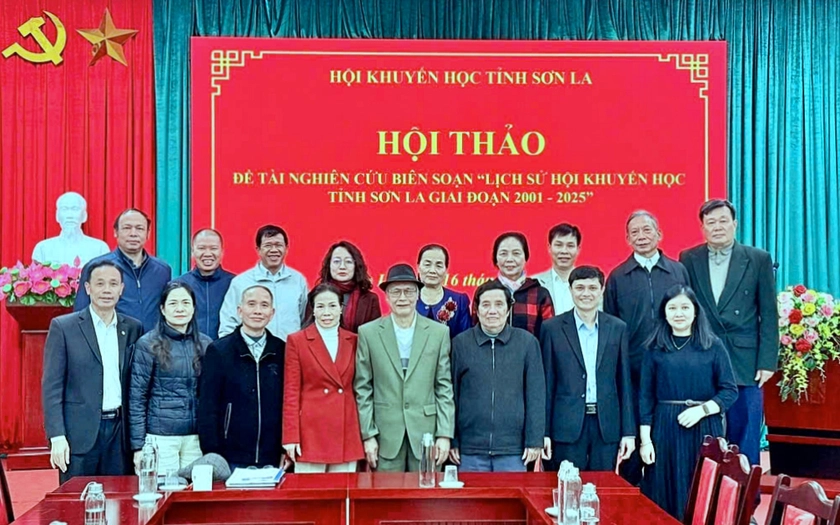 Hội Khuyến học Sơn La hội thảo nghiên cứu, biên soạn "Lịch sử Hội Khuyến học tỉnh Sơn La, giai đoạn 2021-2025" - Ảnh 2.