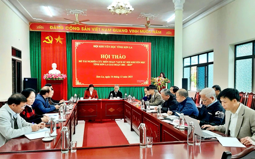 Hội Khuyến học Sơn La hội thảo nghiên cứu, biên soạn "Lịch sử Hội Khuyến học tỉnh Sơn La, giai đoạn 2021-2025" - Ảnh 1.