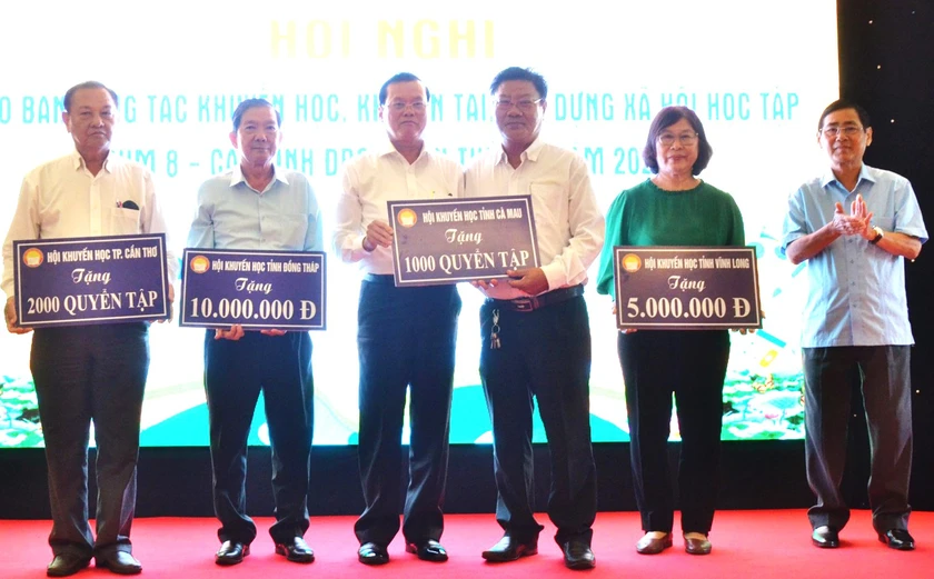 Cụm 8 giao ban công tác khuyến học, khuyến tài, xây dựng xã hội học tập năm 2025 - Ảnh 3.