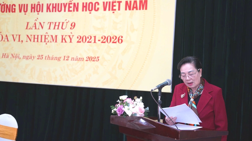 Hội nghị Ban Thường vụ Hội Khuyến học Việt Nam lần thứ 9 khóa VI, nhiệm kỳ 2021-2026 - Ảnh 5.