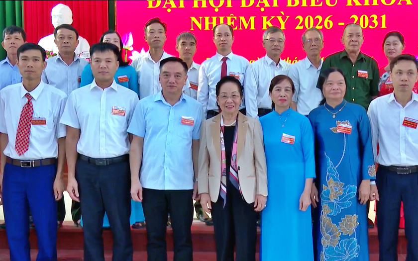 Chủ tịch Hội Khuyến học Việt Nam Nguyễn Thị Doan dự Đại hội Hội Khuyến học xã Bắc Lý (Ninh Bình) - Ảnh 1.